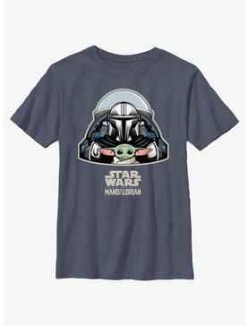 Star Wars The Mandalorian Mando & Grogu Cockpit Youth T-Shirt, , hi-res