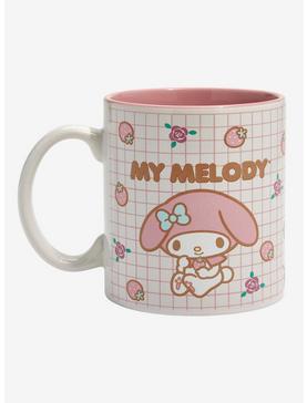 Sanrio My Melody Floral Grid Mug, , hi-res