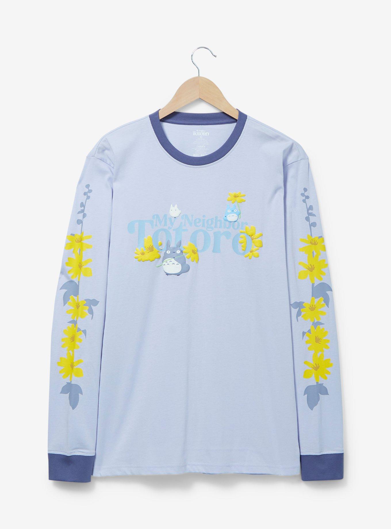 Studio Ghibli My Neighbor Totoro Floral Totoros Long Sleeve T-Shirt - BoxLunch Exclusive, LILAC, hi-res