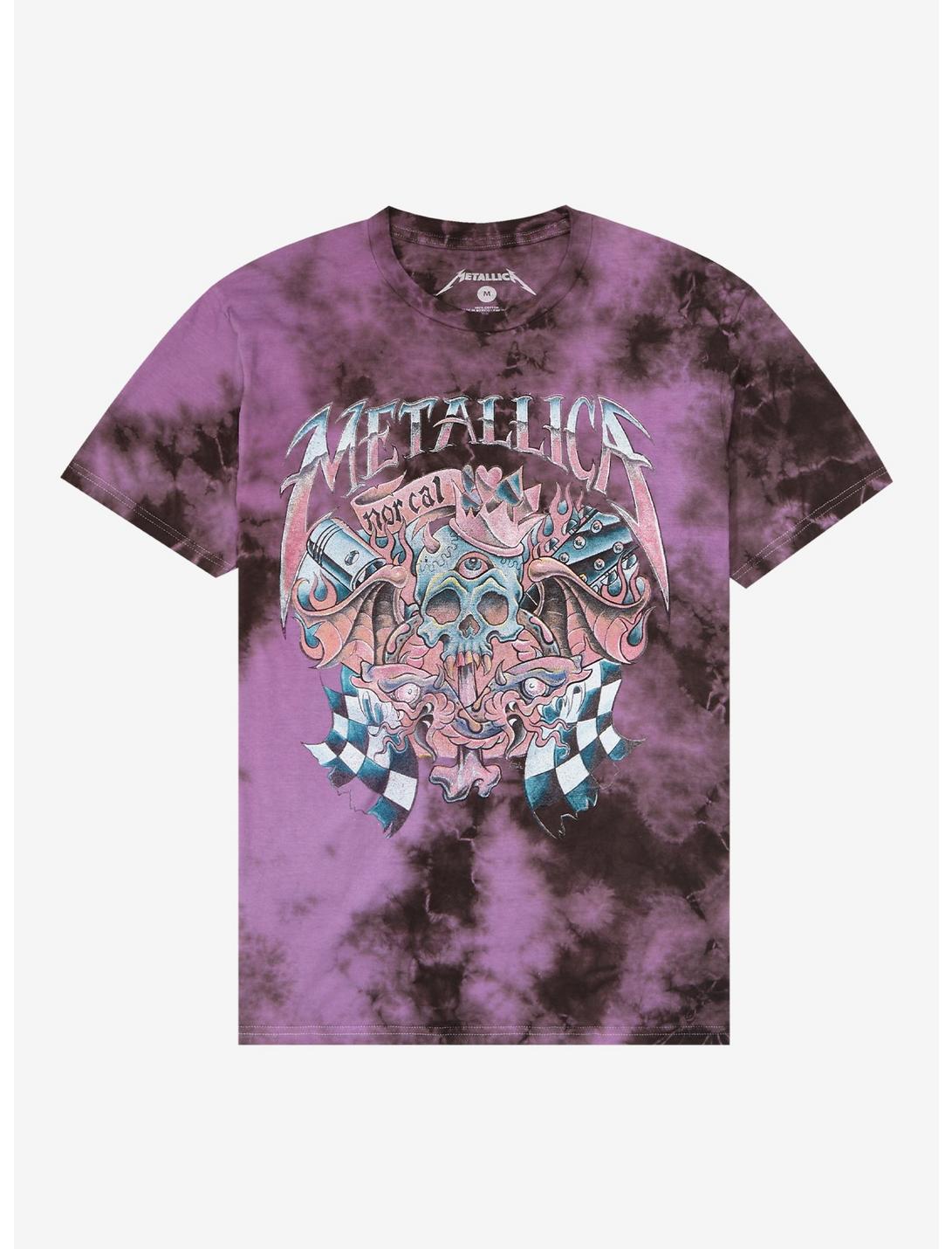 Metallica NorCal Skull Tie-Dye Girls T-Shirt, MULTI, hi-res