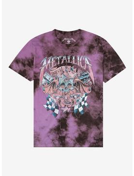 Plus Size Metallica NorCal Skull Tie-Dye Girls T-Shirt, , hi-res