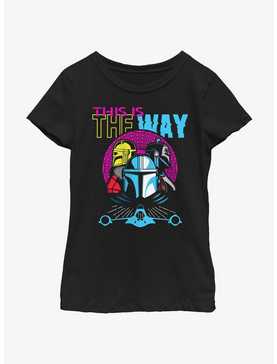 Star Wars The Mandalorian Hyper Sunset This Is The Way Youth Girls T-Shirt, , hi-res