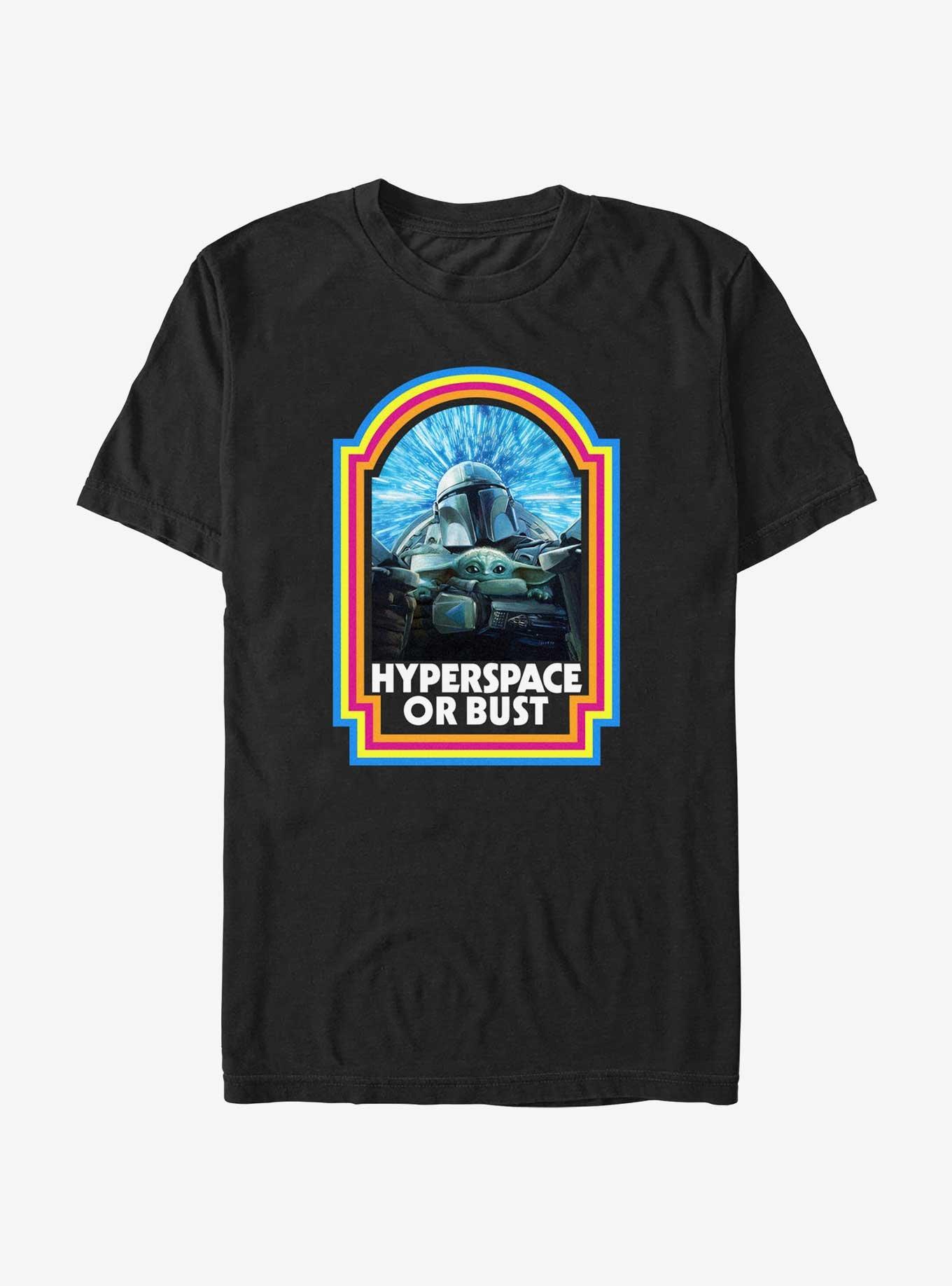 Star Wars The Mandalorian Hyperspace or Bust T-Shirt, , hi-res