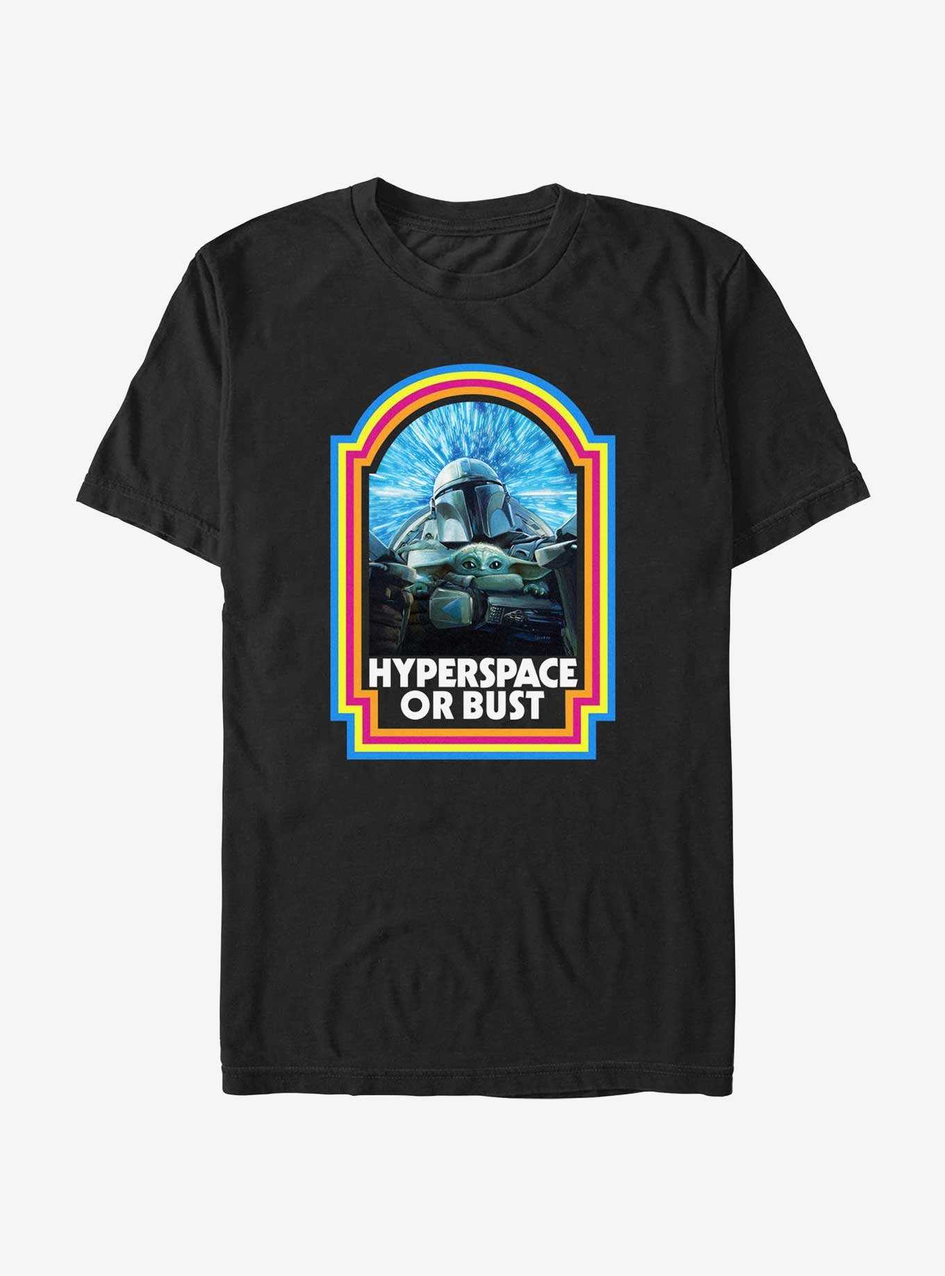 Star Wars The Mandalorian Hyperspace or Bust T-Shirt, , hi-res