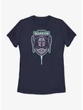 Star Wars The Mandalorian Fierce Warrior Badge Womens T-Shirt, NAVY, hi-res