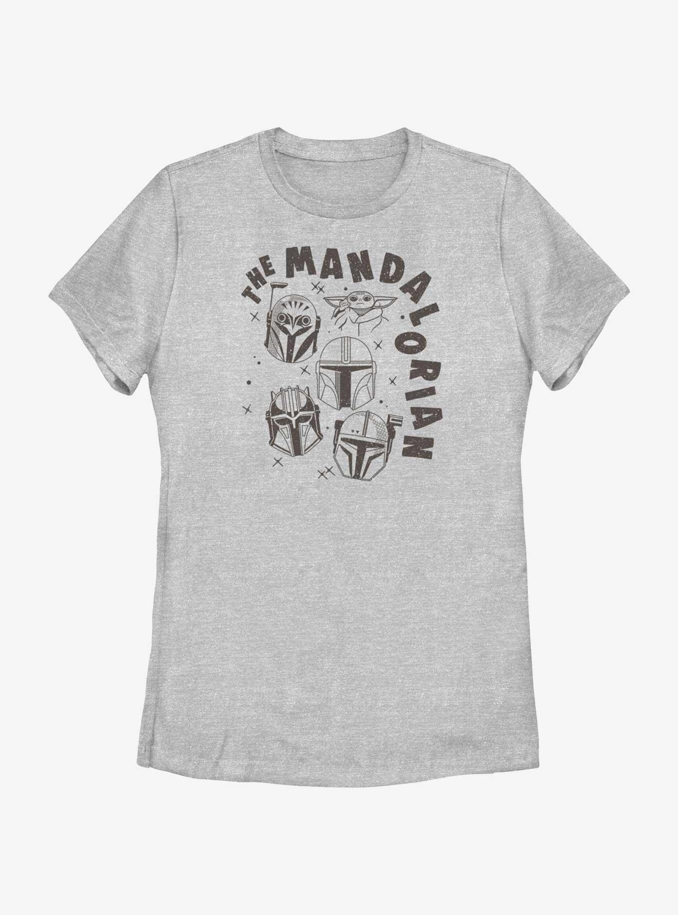 Star Wars The Mandalorian Floating Helmets Womens T-Shirt, , hi-res