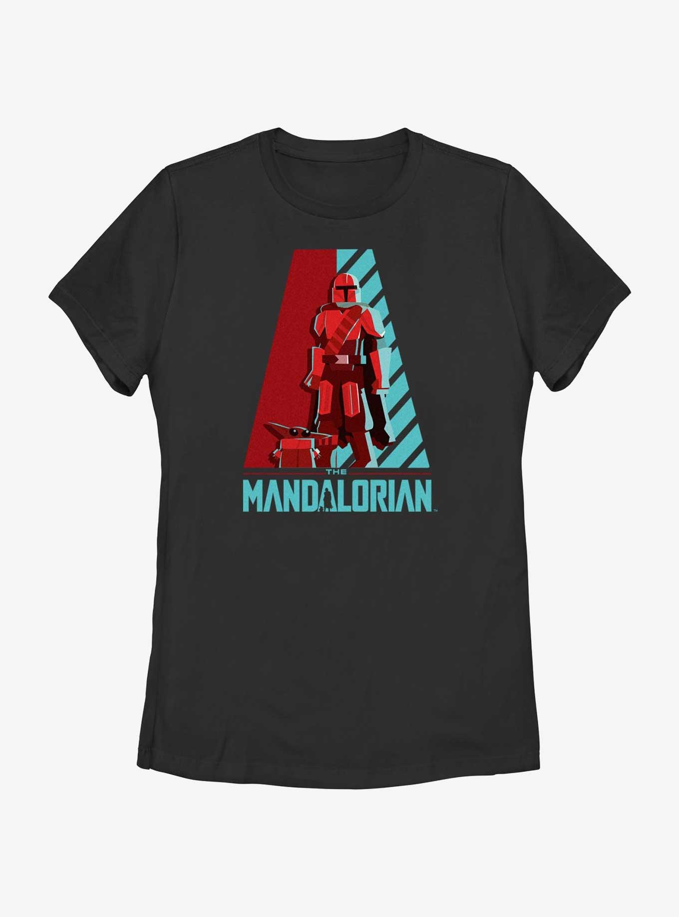 Star Wars The Mandalorian Galaxy's Heroes Logo Womens T-Shirt, , hi-res