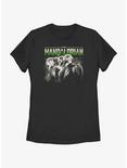 Star Wars The Mandalorian Grunge Mandalorians Lineup Womens T-Shirt, BLACK, hi-res