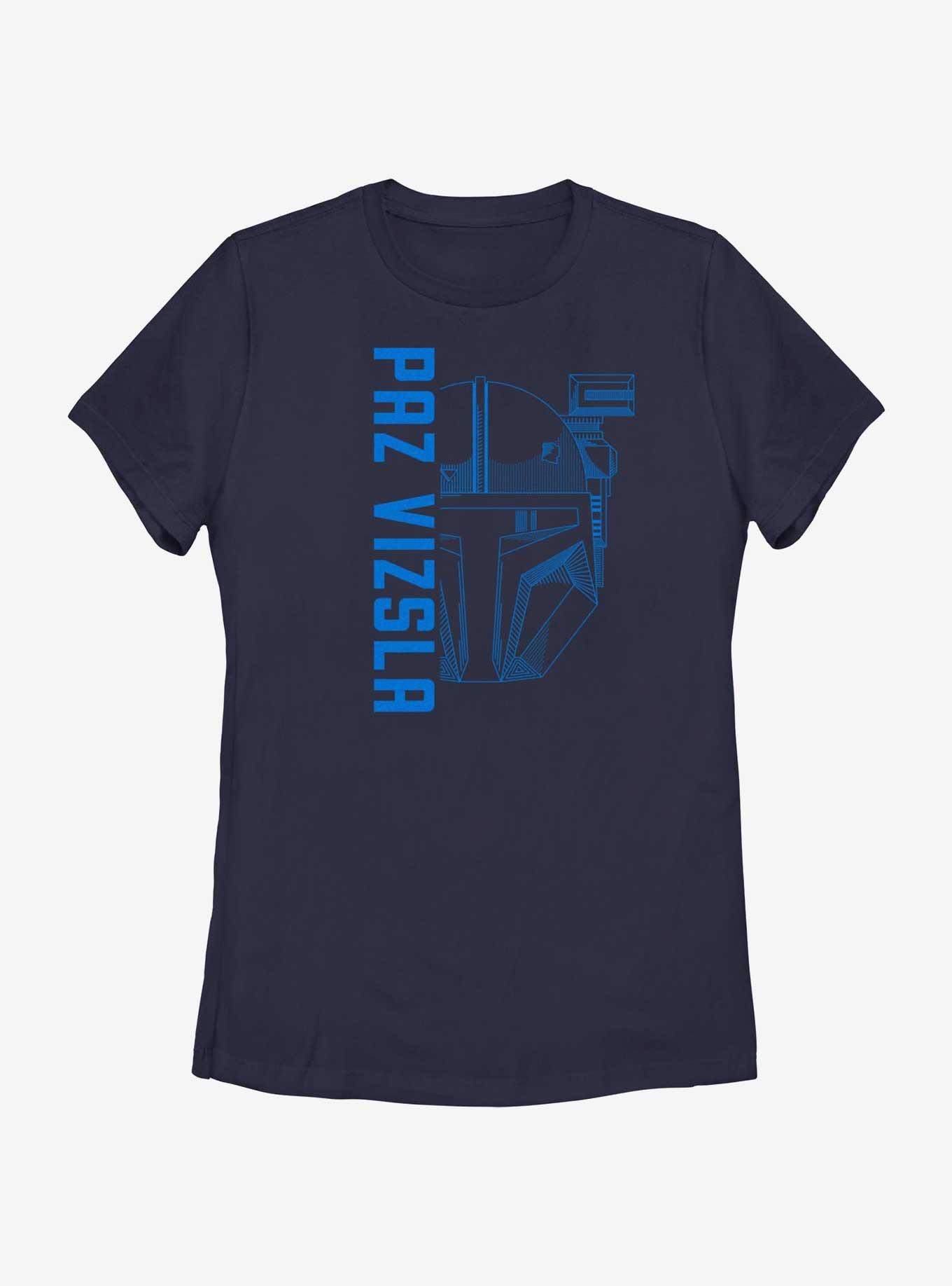Star Wars The Mandalorian Paz Vizsla Helmet Womens T-Shirt, , hi-res