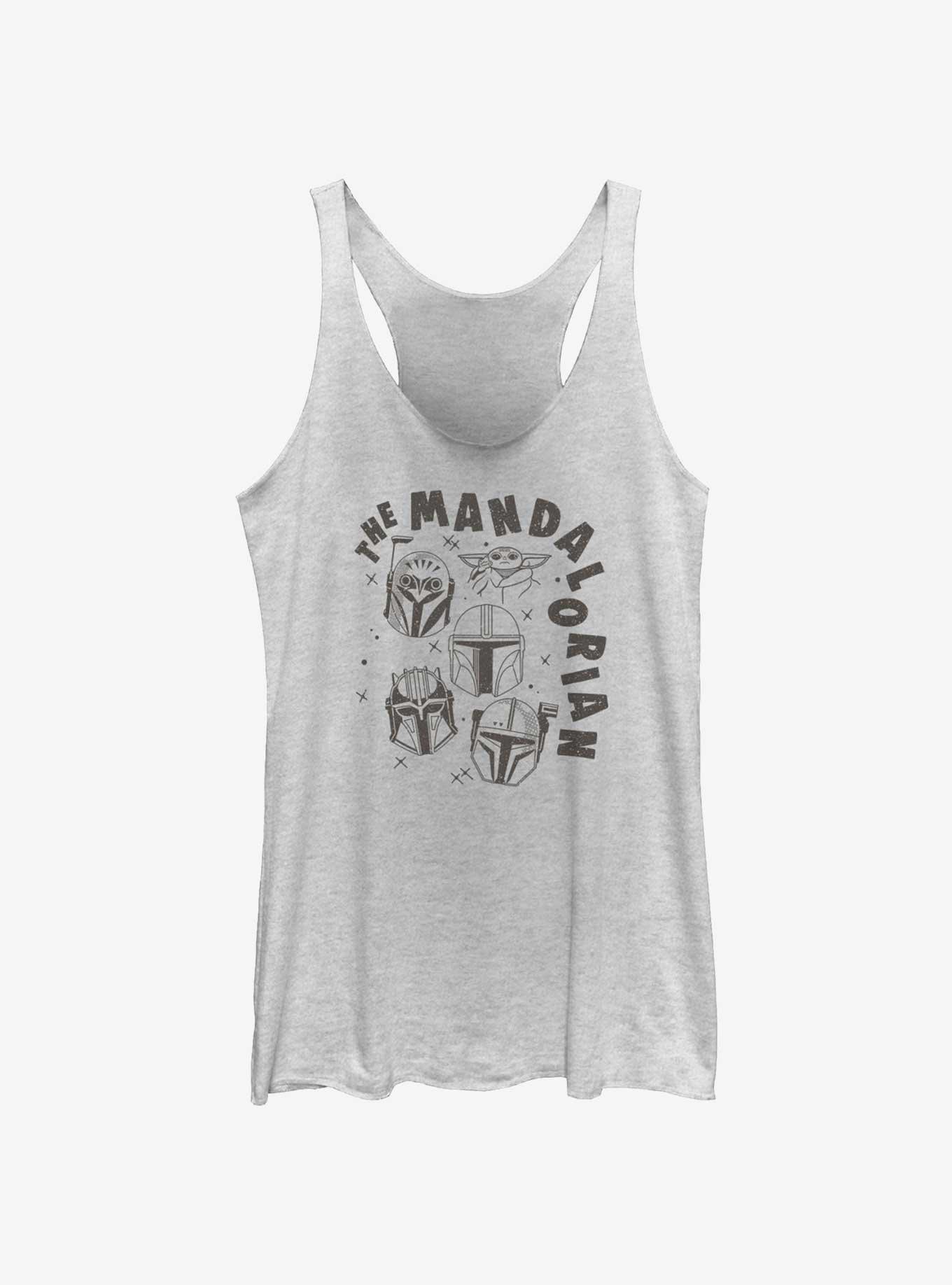 Star Wars The Mandalorian Floating Helmets Womens Tank Top, , hi-res