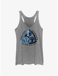 Star Wars The Mandalorian Greatest Warriors In The Galaxy Womens Tank Top, GRAY HTR, hi-res