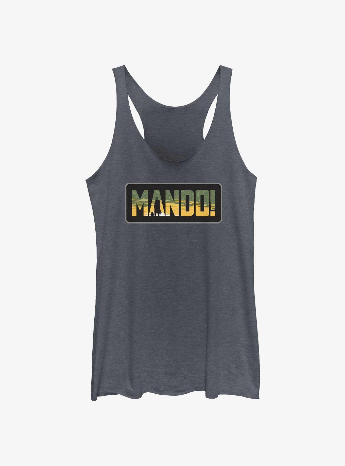 Star Wars The Mandalorian Mando Badge Womens Tank Top, , hi-res