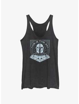 Star Wars The Mandalorian This Is The Way Line Art Womens Tank Top, , hi-res