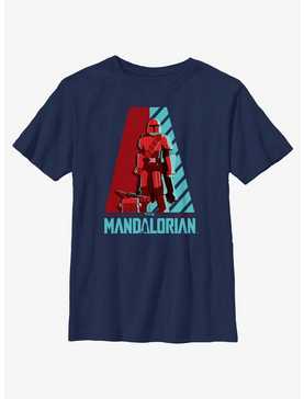 Star Wars The Mandalorian Galaxy's Heroes Logo Youth T-Shirt, , hi-res