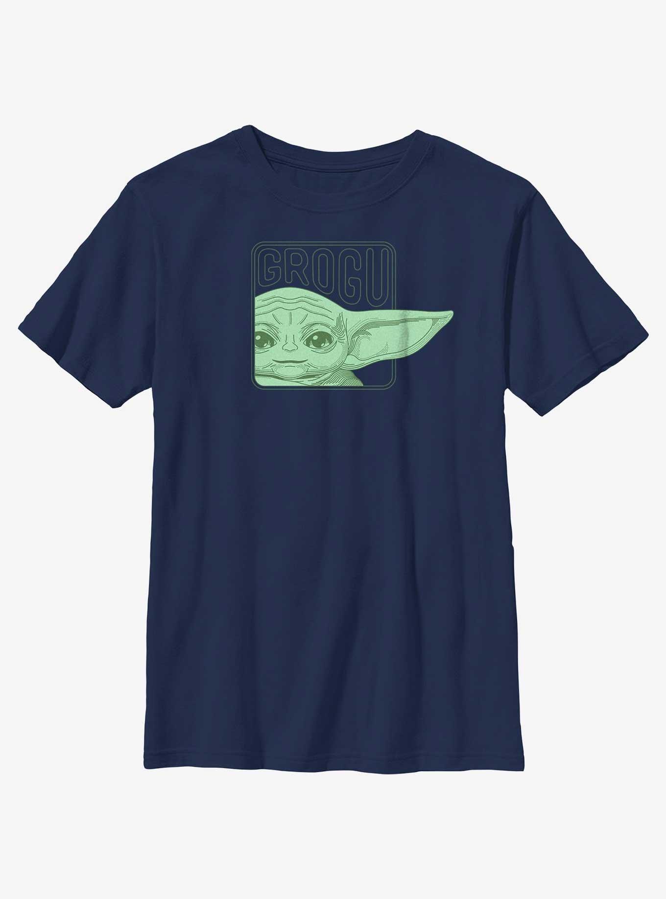 Star Wars The Mandalorian Grogu Happy Ears Youth T-Shirt, , hi-res