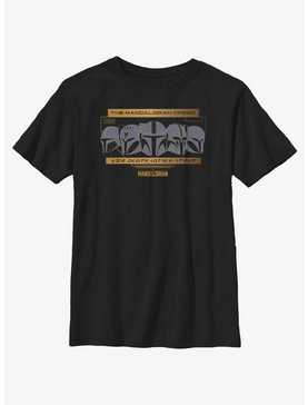 Star Wars The Mandalorian Helmets of the Creed Youth T-Shirt, , hi-res