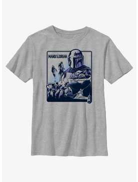 Star Wars The Mandalorian Galaxy's Warriors Poster Youth T-Shirt, , hi-res