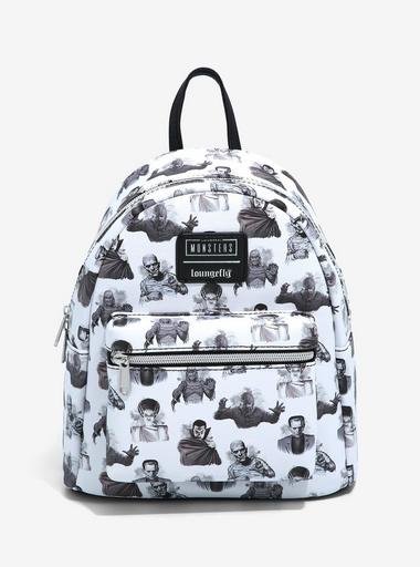 Loungefly Universal Monsters Frankenstein and Bride shops Mini Backpack