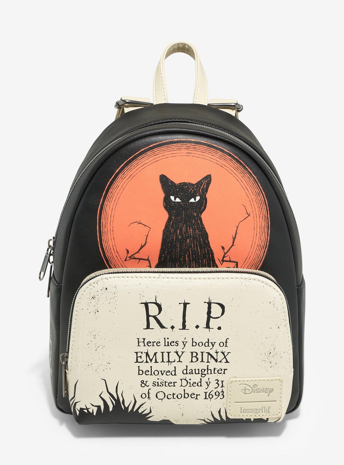 Loungefly Disney Hocus Pocus Binx Glow-In-The-Dark Mini Backpack