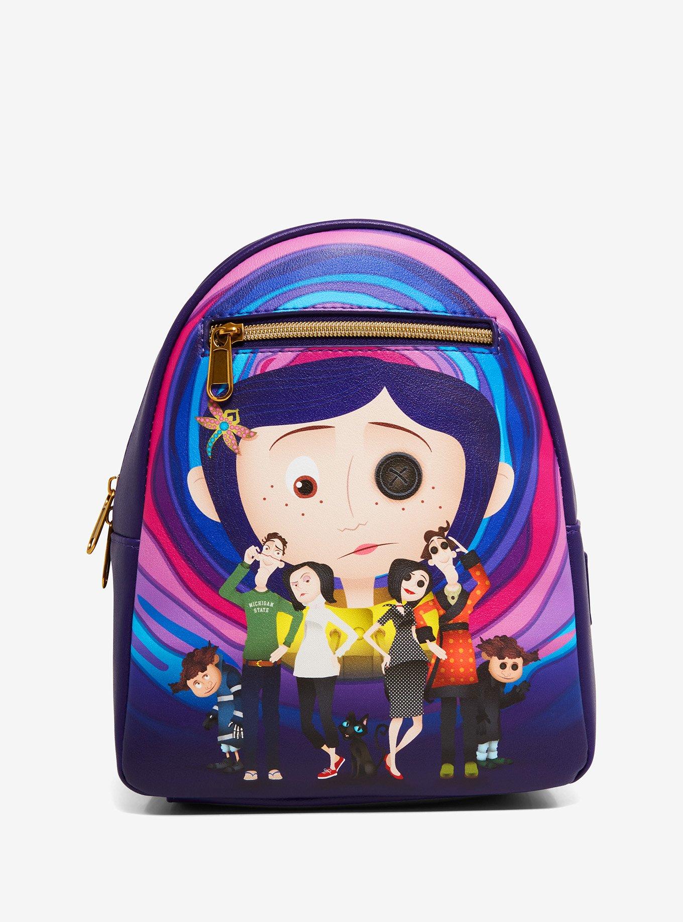 Coraline loungefly 2025 mini backpack