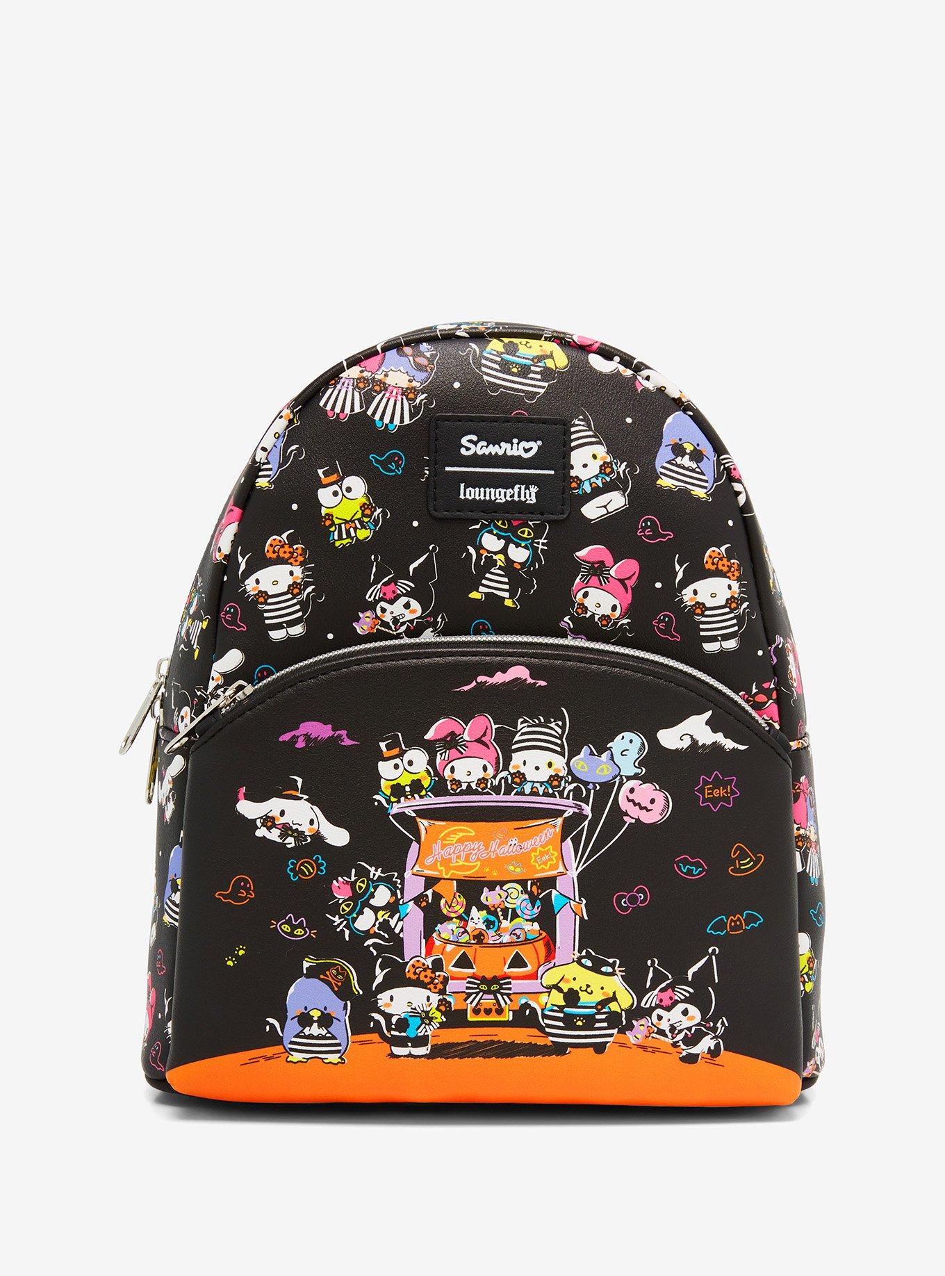 Loungefly Hello Kitty Patches Denim Backpack