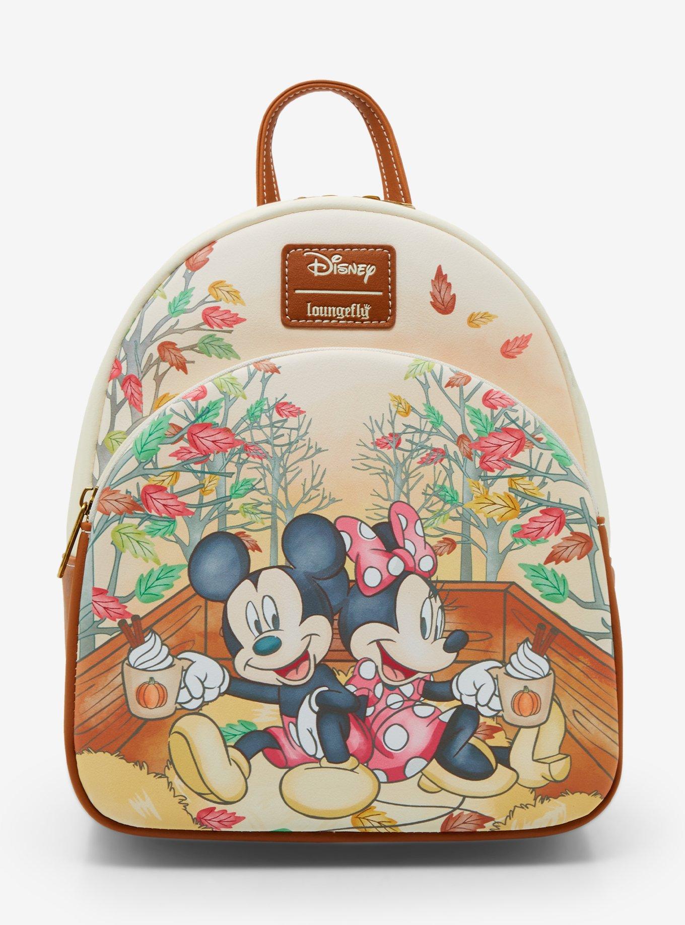 Loungefly x Disney Mickey & Friends Forward Backward Mini Backpack & W –  Open and Clothing