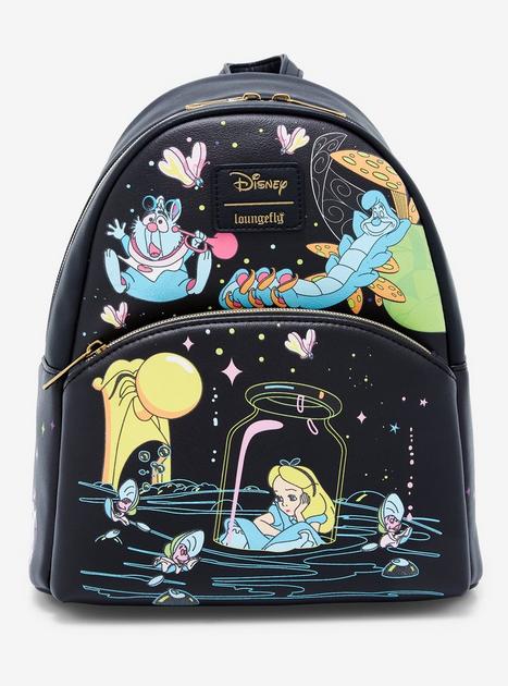 Loungefly Disney Alice In Wonderland Glow-In-The-Dark Characters Mini Backpack | Hot Topic