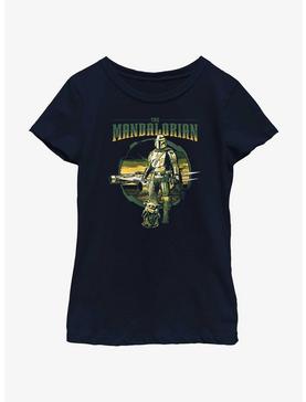 Star Wars The Mandalorian Grogu & Mando Together Again Youth Girls T-Shirt, , hi-res