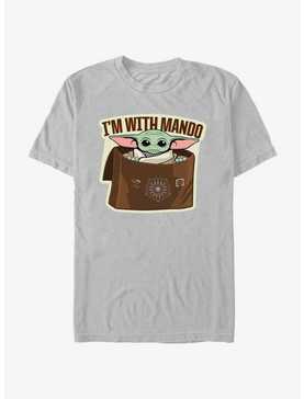 Star Wars The Mandalorian Grogu I'm With Mando T-Shirt, , hi-res