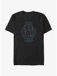 Star Wars The Mandalorian Mando Portrait T-Shirt, BLACK, hi-res