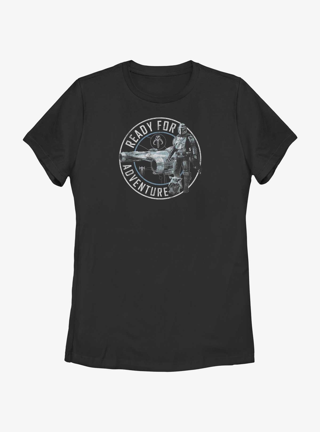 Star Wars The Mandalorian Adventure Cruiser Badge Womens T-Shirt, , hi-res