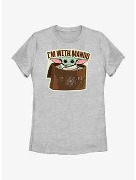 Star Wars The Mandalorian Grogu I'm With Mando Womens T-Shirt, , hi-res