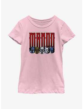 Star Wars The Mandalorian Mando Youth Girls T-Shirt, , hi-res