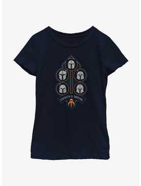 Star Wars The Mandalorian Strength Is Survival Youth Girls T-Shirt, , hi-res