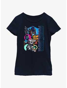 Star Wars The Mandalorian Fearsome Warriors Portrait Youth Girls T-Shirt, , hi-res