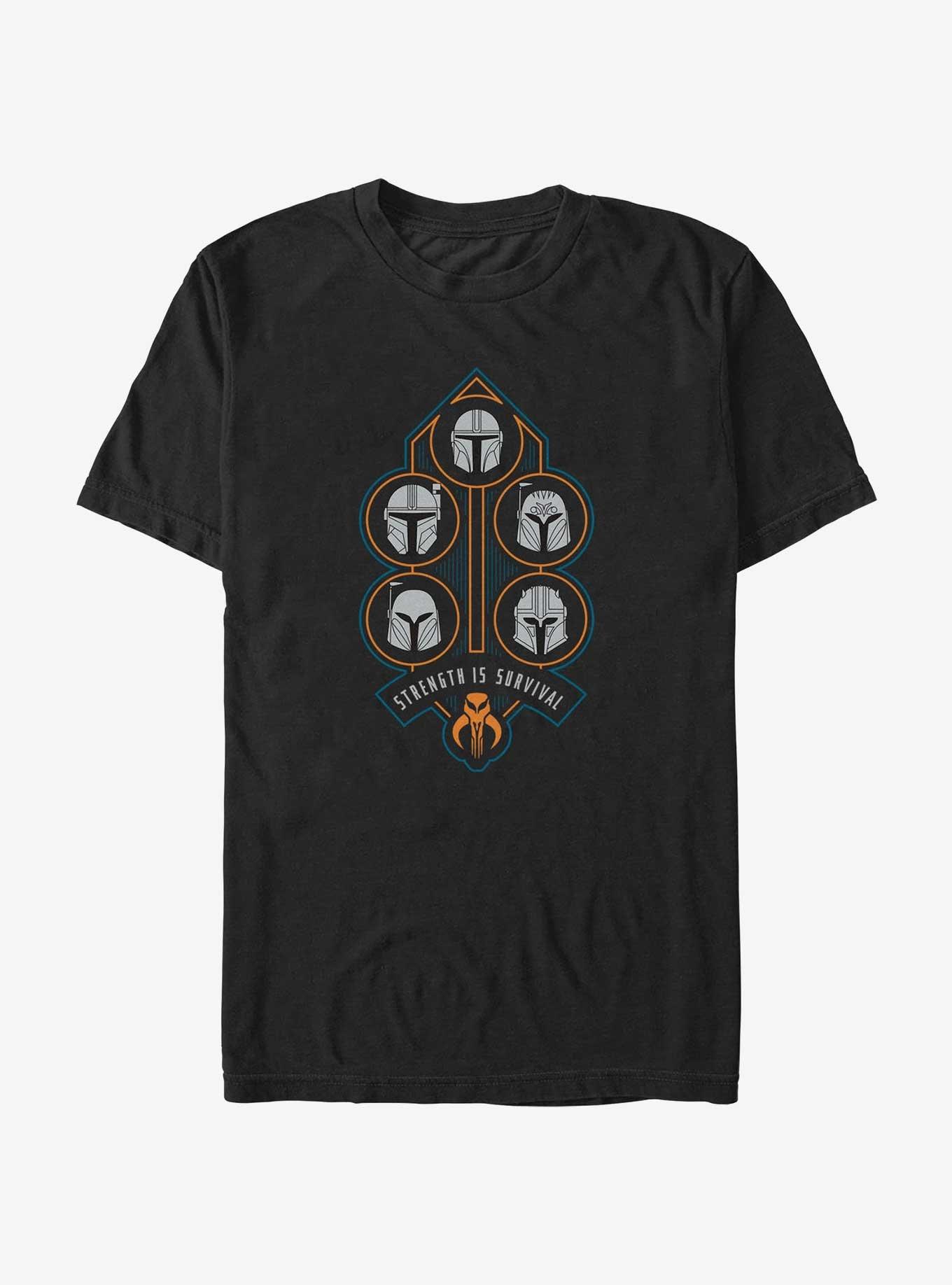 Star Wars The Mandalorian Strength Is Survival T-Shirt, , hi-res
