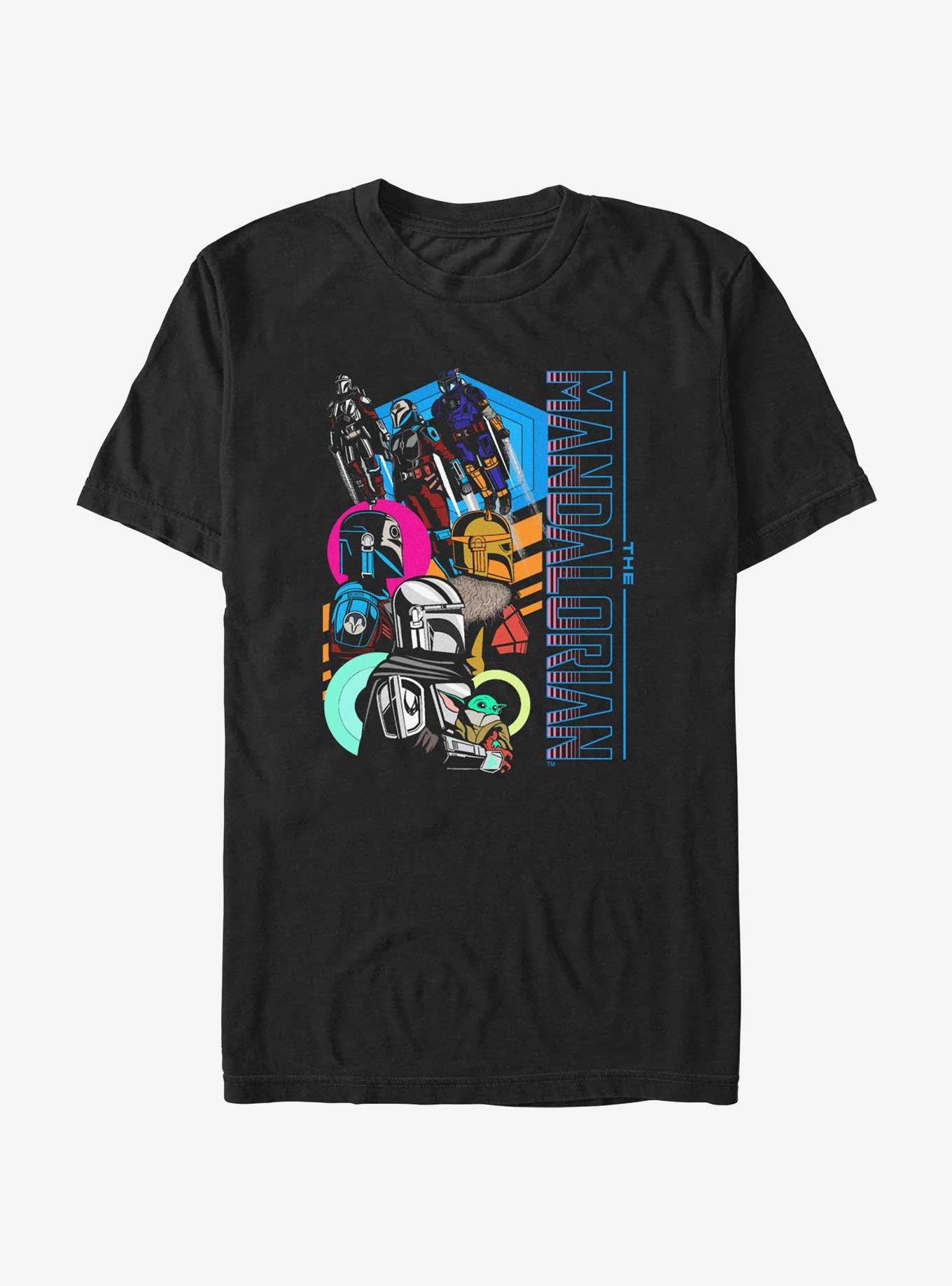 Star Wars The Mandalorian Fearsome Warriors Portrait T-Shirt, , hi-res
