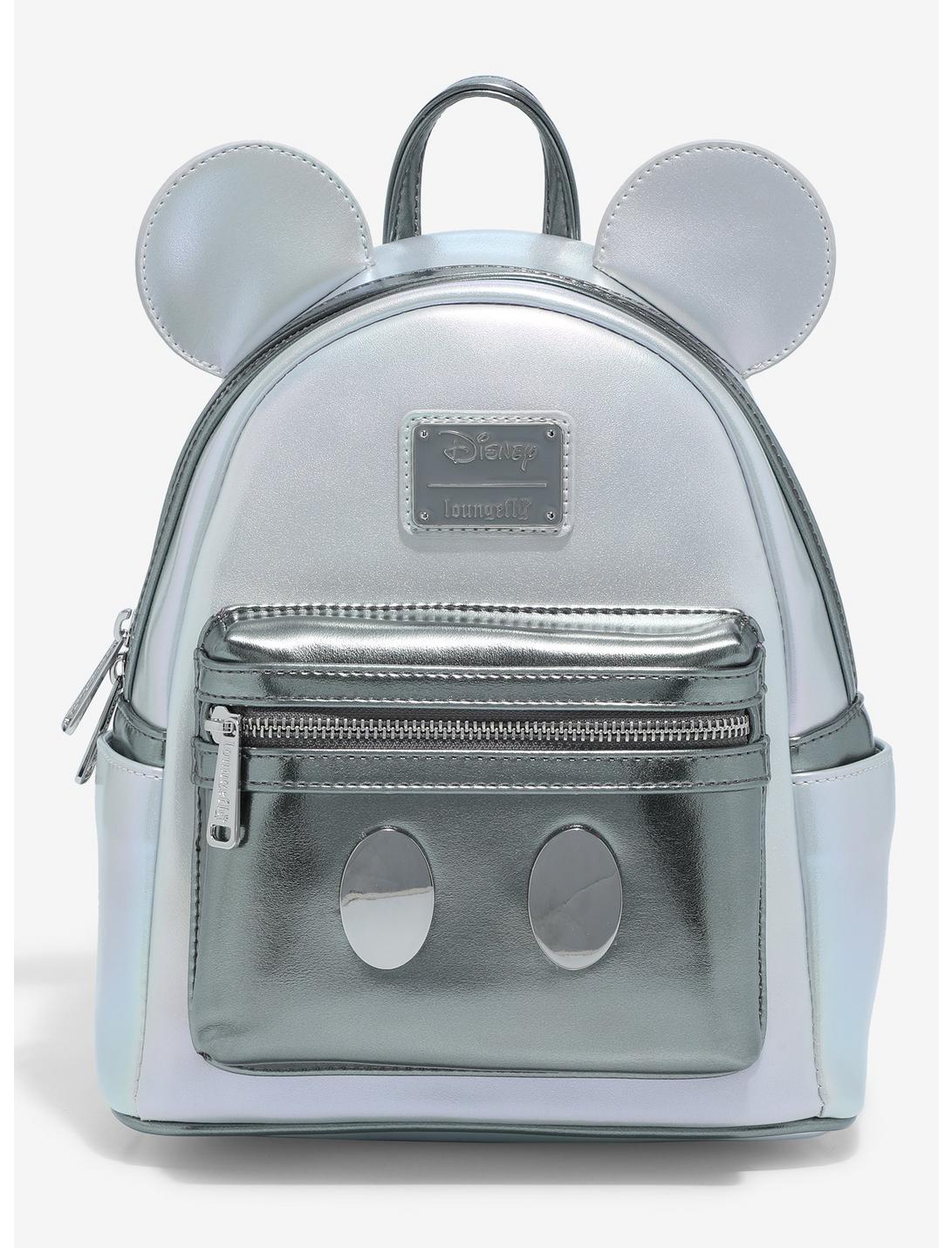 Loungefly Disney100 Mickey Mouse Platinum Mini Backpack | Hot Topic