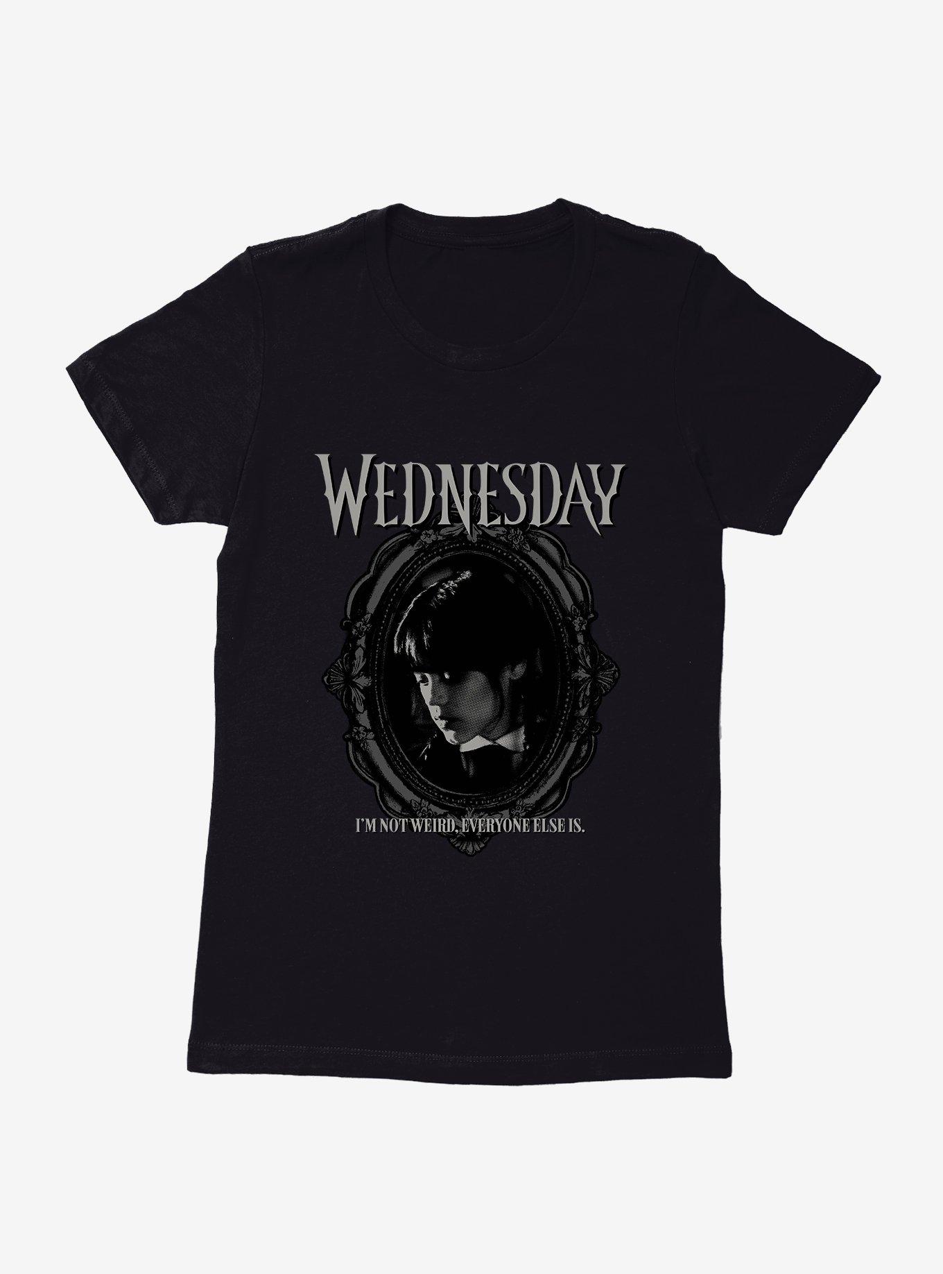 Wednesday I'm Not Weird Womens T-Shirt, , hi-res