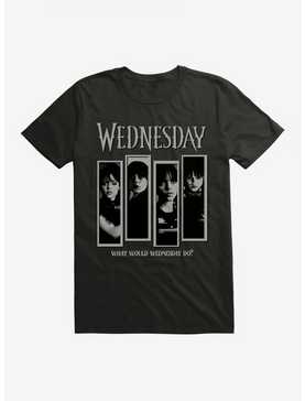 Wednesday What Would Wednesday Do? Panels T-Shirt, , hi-res
