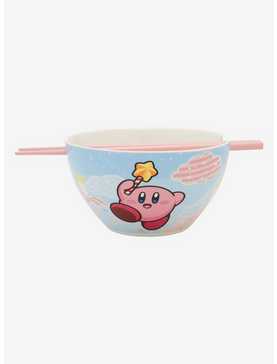 Nintendo Kirby Clouds Ramen Bowl With Chopsticks, , hi-res