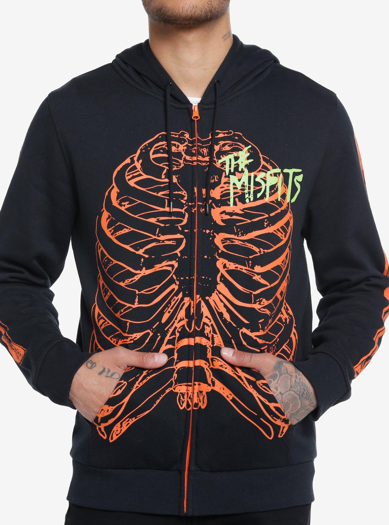 Orange zip up discount jacket