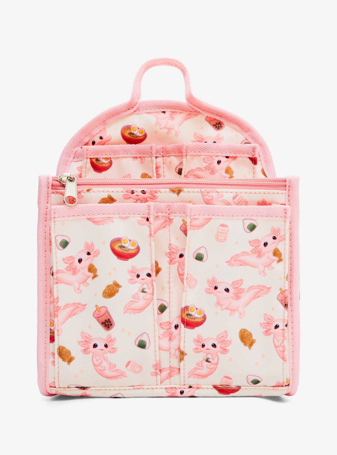 Axolotl & Snacks Allover Print Backpack Organizer - BoxLunch Exclusive, , hi-res