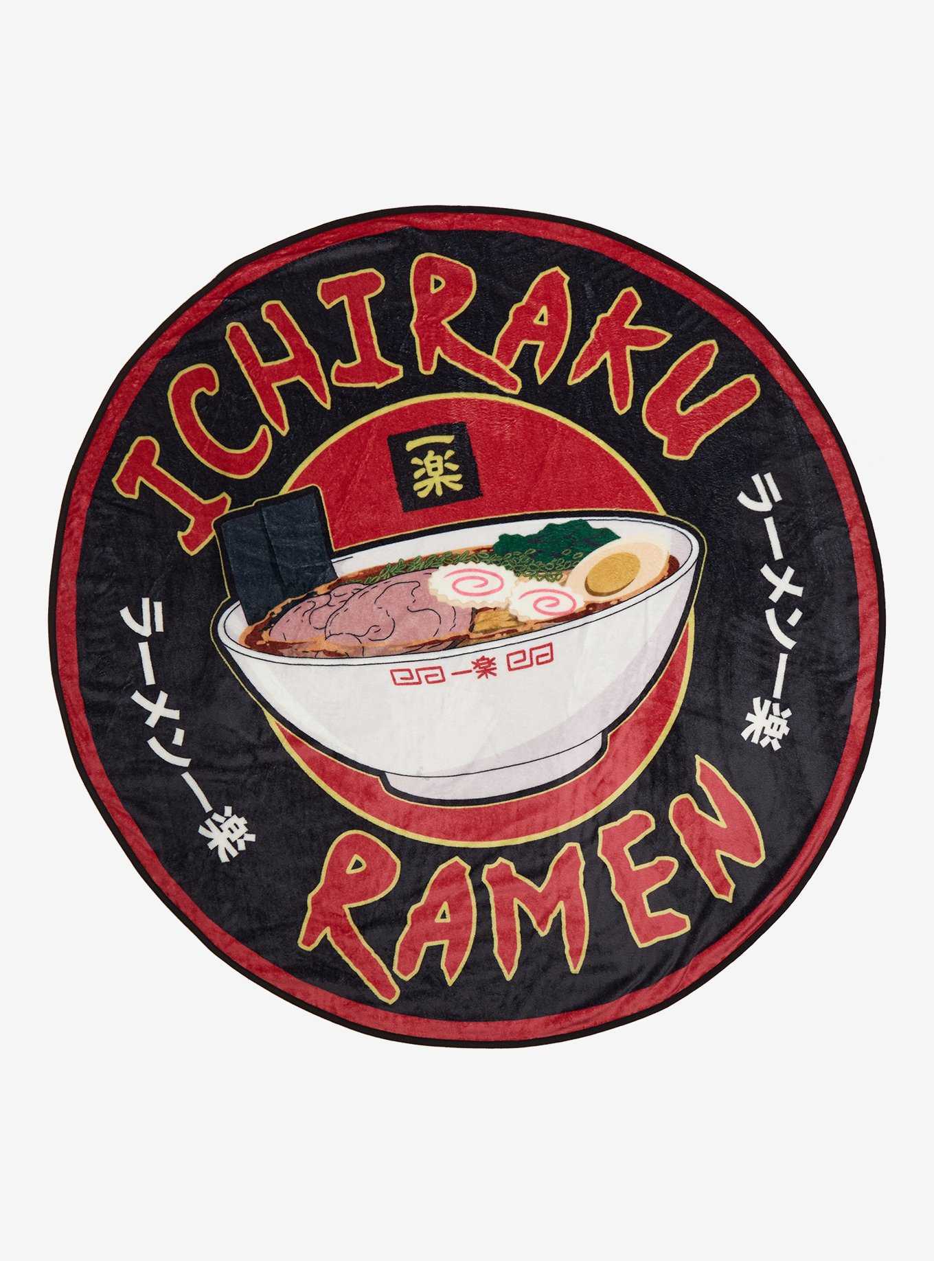 Naruto Shippuden Ichiraku Ramen Logo Round Throw, , hi-res