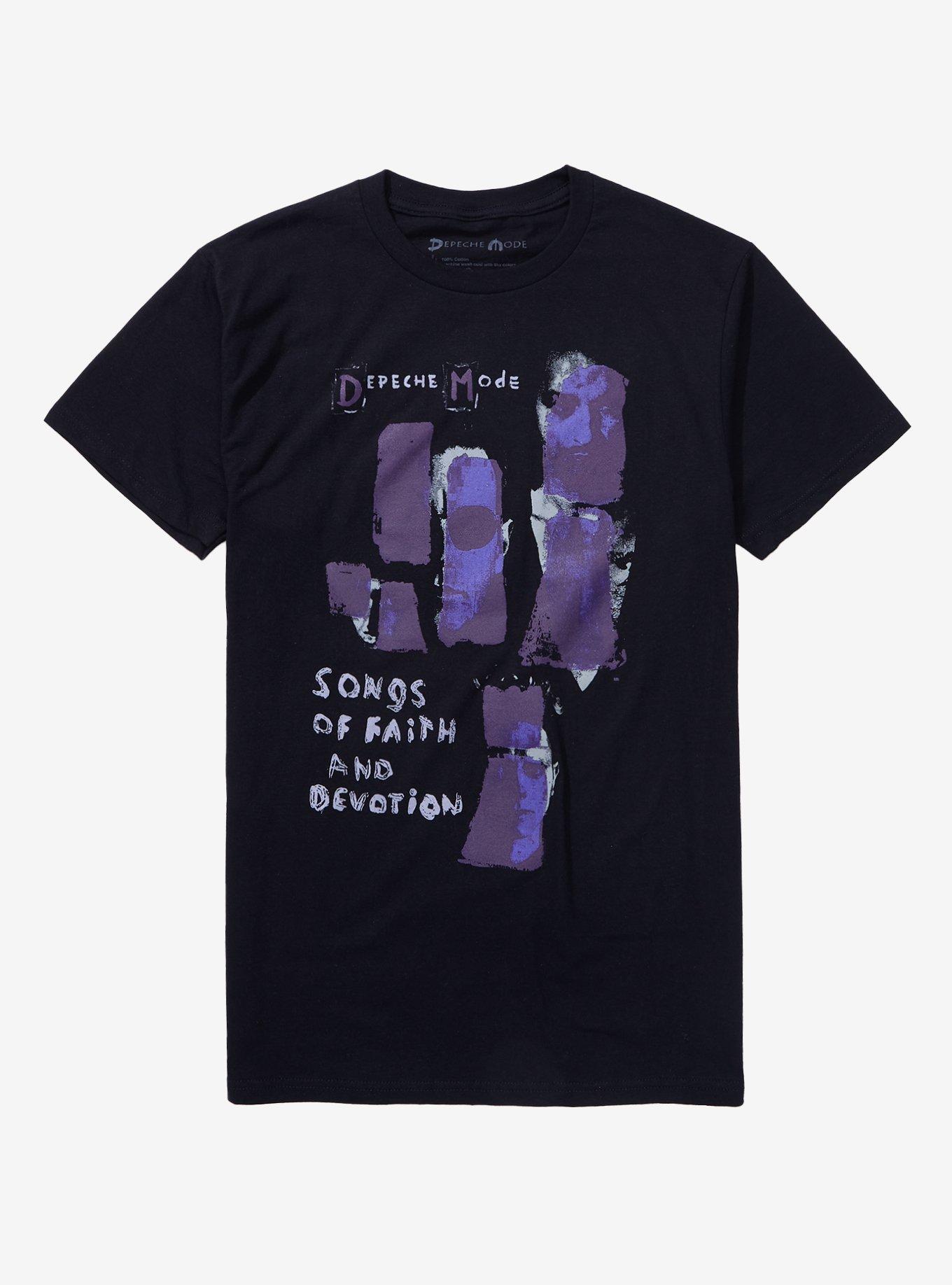 Depeche Mode Songs Of Faith And Devotion T-Shirt, BLACK, hi-res