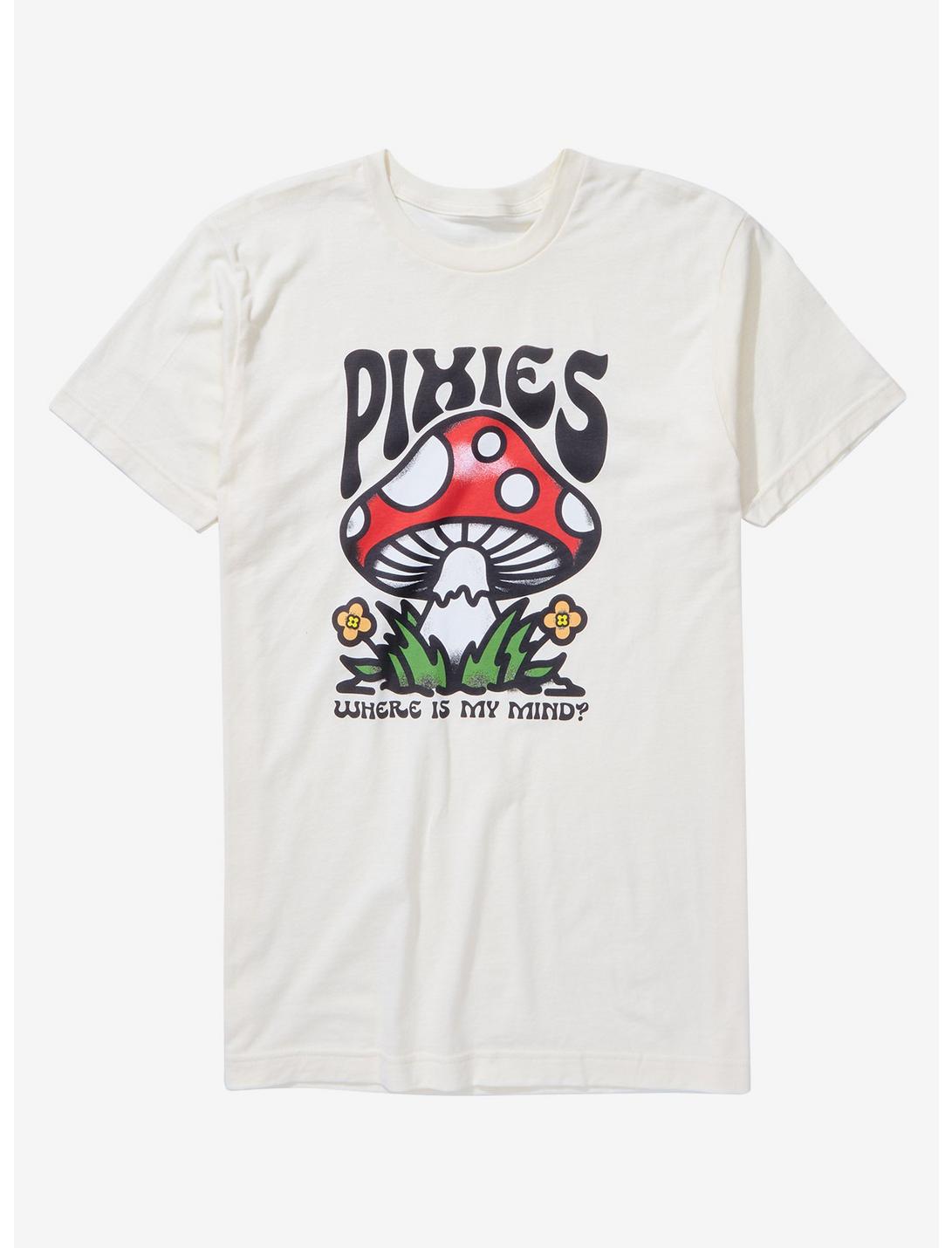 Pixies Where Is My Mind Mushroom T-Shirt, CREAM, hi-res