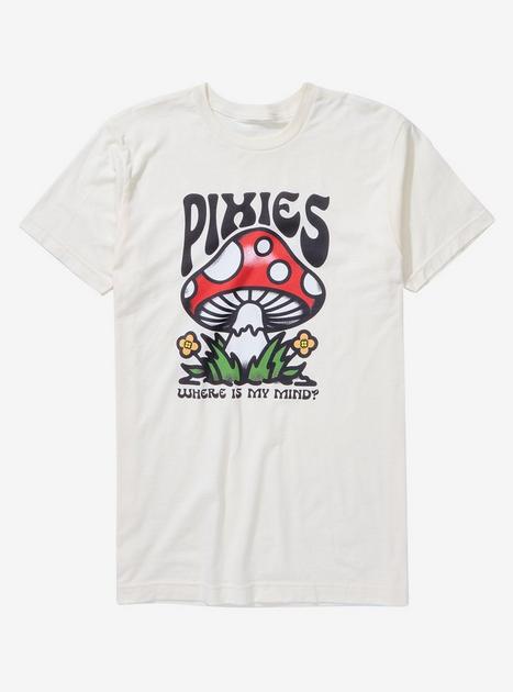 ピクシーズTシャツ WHERE IS MYMIND？ Pixies Where Is My Mind Mushroom T-Shirt | Hot Topic