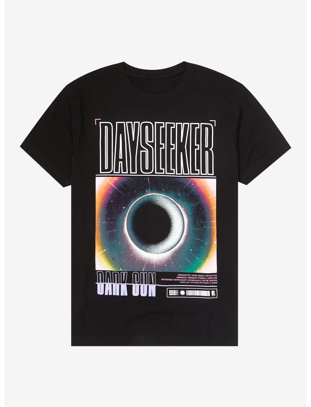 Dayseeker Dark Sun Track List T-Shirt, BLACK, hi-res