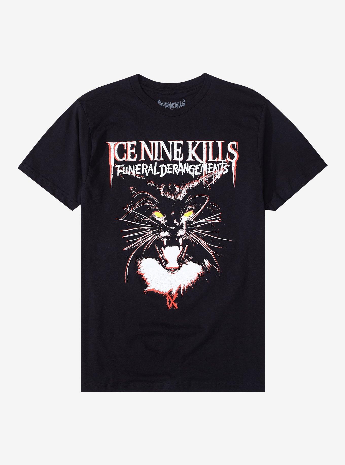 Ice Nine Kills Funeral Derangements T-Shirt, BLACK, hi-res