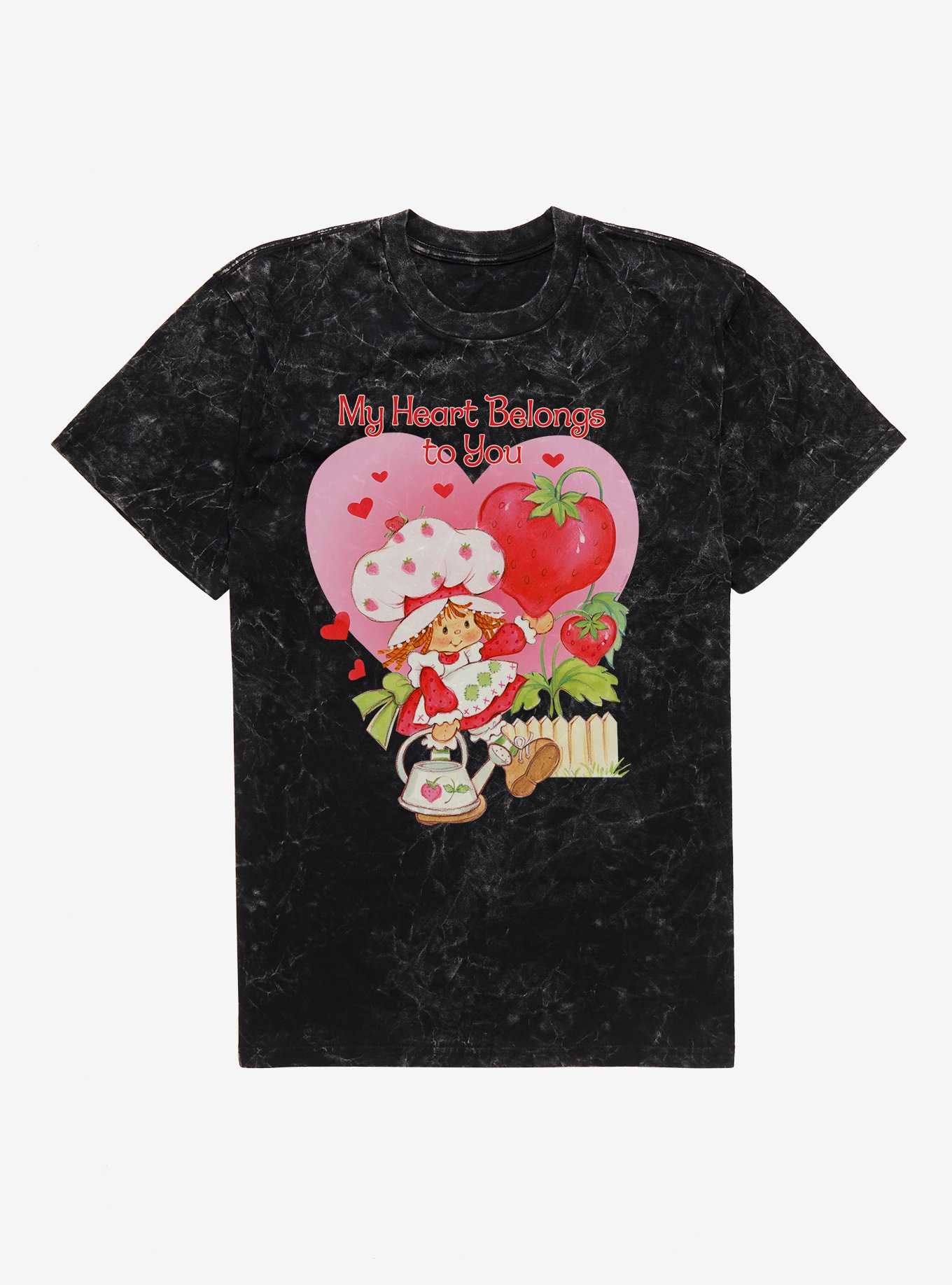 Strawberry Shortcake My Heart  Mineral Wash T-Shirt, , hi-res